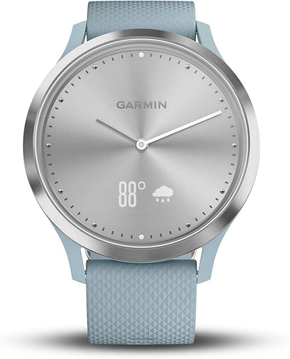 Garmin 010-01850-08 Vivomove HR Smartwatch – Sea Foam/Silver