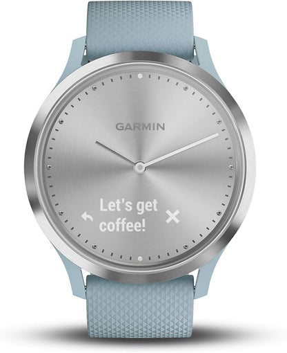 Garmin 010-01850-08 Vivomove HR Smartwatch – Sea Foam/Silver