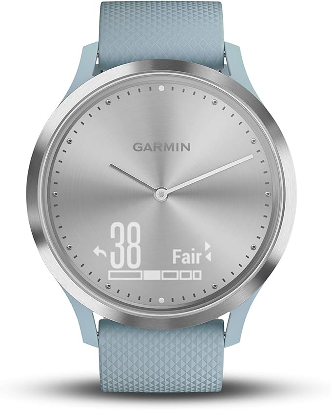 Garmin 010-01850-08 Vivomove HR Smartwatch – Sea Foam/Silver