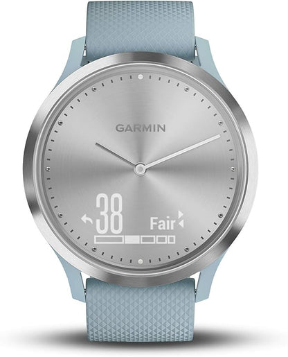 Garmin 010-01850-08 Vivomove HR Smartwatch – Sea Foam/Silver