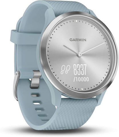 Garmin 010-01850-08 Vivomove HR Smartwatch – Sea Foam/Silver