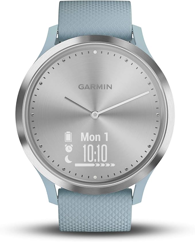 Garmin 010-01850-08 Vivomove HR Smartwatch – Sea Foam/Silver