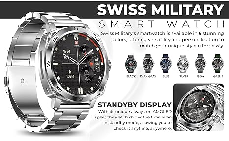 ساعة ذكية Swiss Military Dom 4