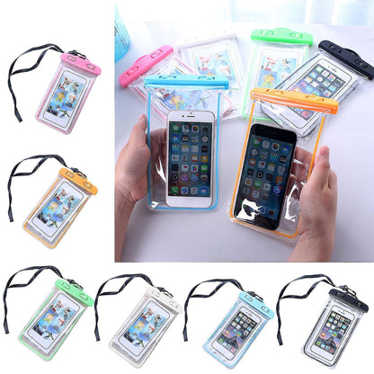 Swimming Bags Waterproof Phone Case Water Proof Bag Mobile Phone Pouch PVC Cover For Mobile Phone Storage Bag 21x11cm