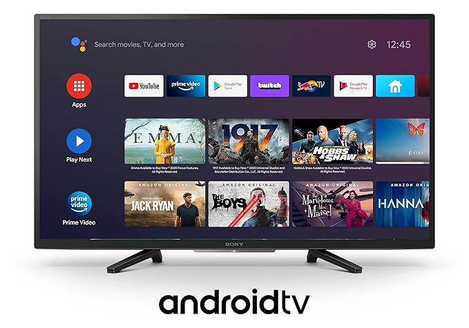 تلفزيون سوني برافيا 80 سم (32 بوصة) HD Ready Smart LED Google TV KD-32W830K (أسود) 