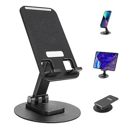 Mobile Holder Rotating Foldable Stand Height Angle Adjustable