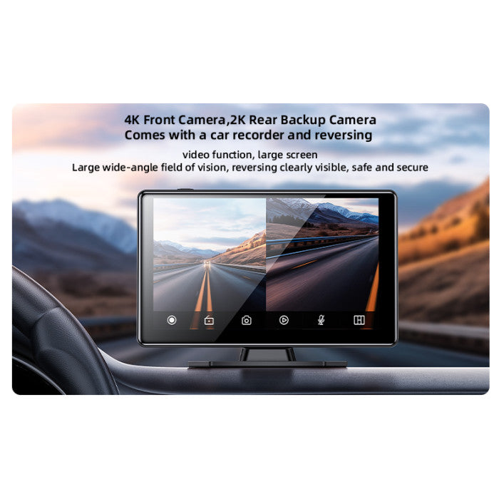 Yesido KM18 BT HD Display With Front And Rear Backup Camera 9inch 4in1 Car Audio/video Navigation Carplay