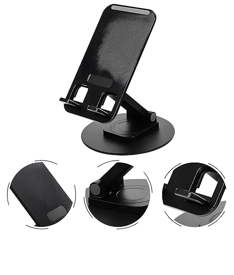 Mobile Holder Rotating Foldable Stand Height Angle Adjustable