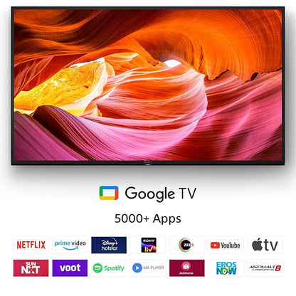 Sony X75K, 4K HDR LED with Smart Google TV 43"(108 cm)