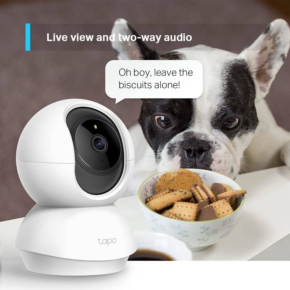 TP-Link Tapo Pan/Tilt Security Camera for Baby Monitor, Pet Camera w/Motion Detection Tapo C200