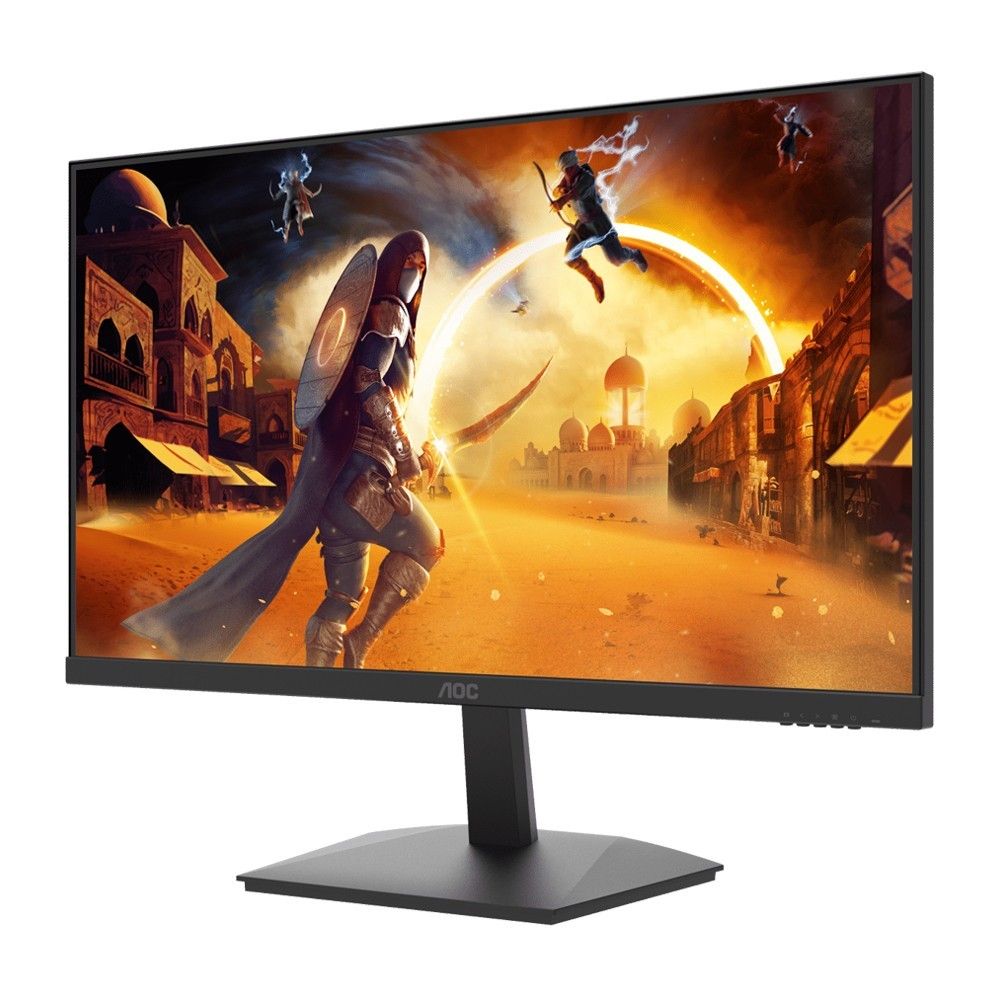 شاشة ألعاب منحنية AOC مقاس 27 بوصة / لوحة VA / دقة 1920 × 1080 FHD / منفذ HDMI ومنفذ DisplayPort مزدوج / معدل تحديث 250 هرتز