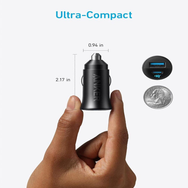 Anker 30W Car Charger with PPS Technology Black A2741H11