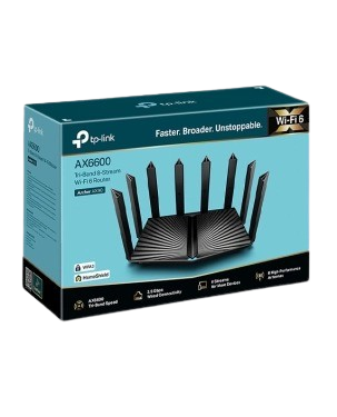 راوتر TP-Link Archer AX90 AX6600 ثلاثي النطاق Wi-Fi 6