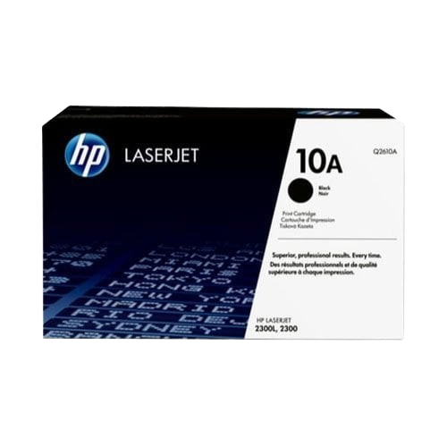 HP 10A Black Original LaserJet Toner Cartridge, Q2610A