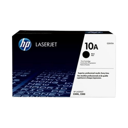 HP 10A Black Original LaserJet Toner Cartridge, Q2610A