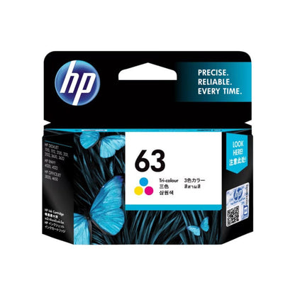 HP 63  Original Ink Cartridge, F6U61AA