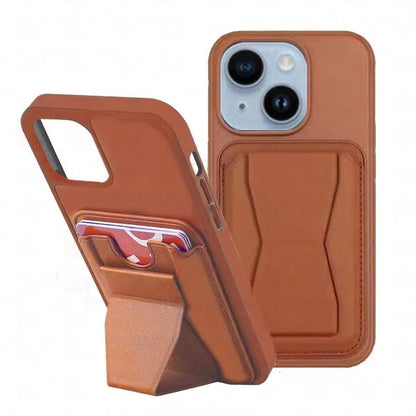 Card Holder Wallet Case with Kickstand for iPhones