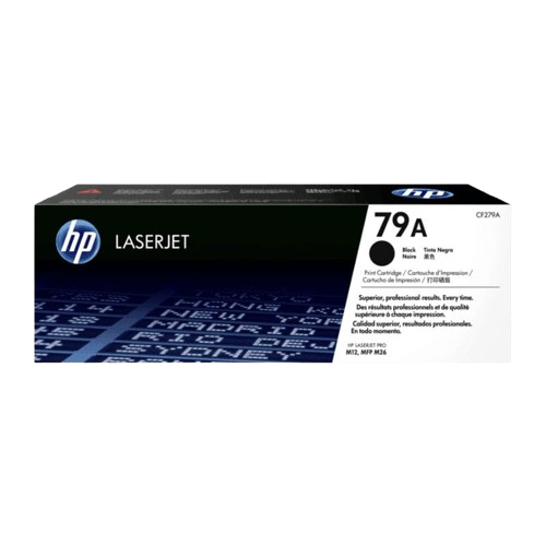 HP 79A Black Original LaserJet Toner Cartridge, CF279A