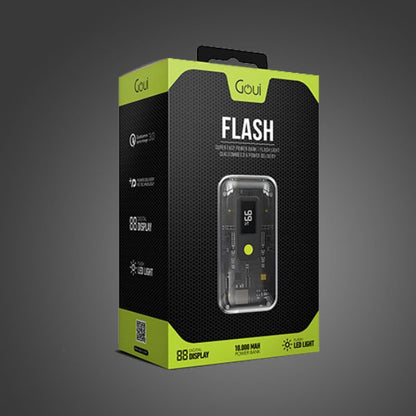 Goui Flash Super Fast Power Bank 10,000mAh| Flash Light