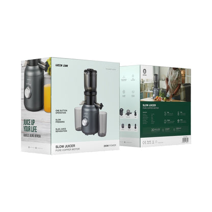 Green Lion Slow Juicer Pure Copper Motor - Black