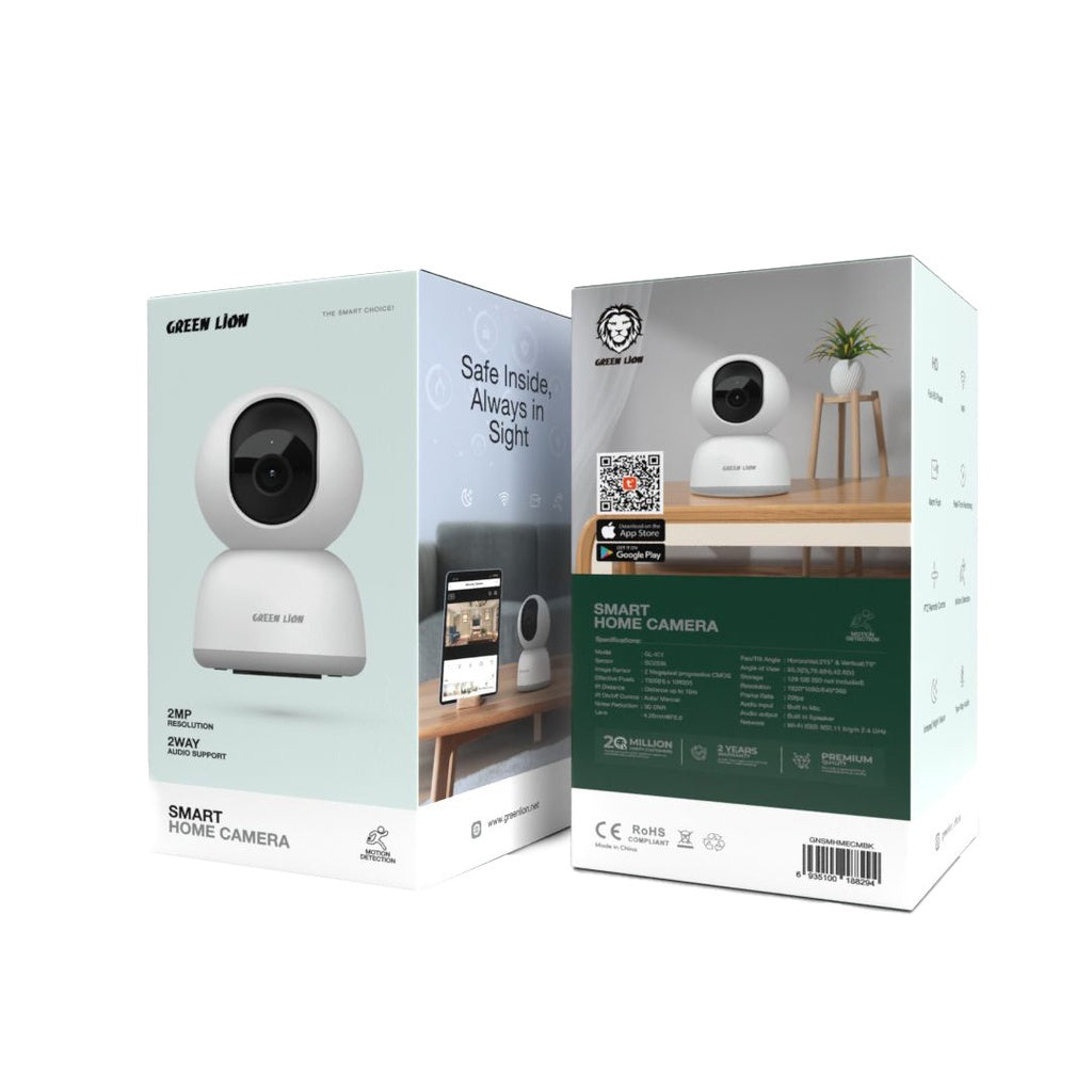 Green Lion Smart Home Camera - White