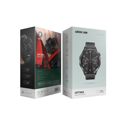 Green Lion Optima Smart Watch - Black