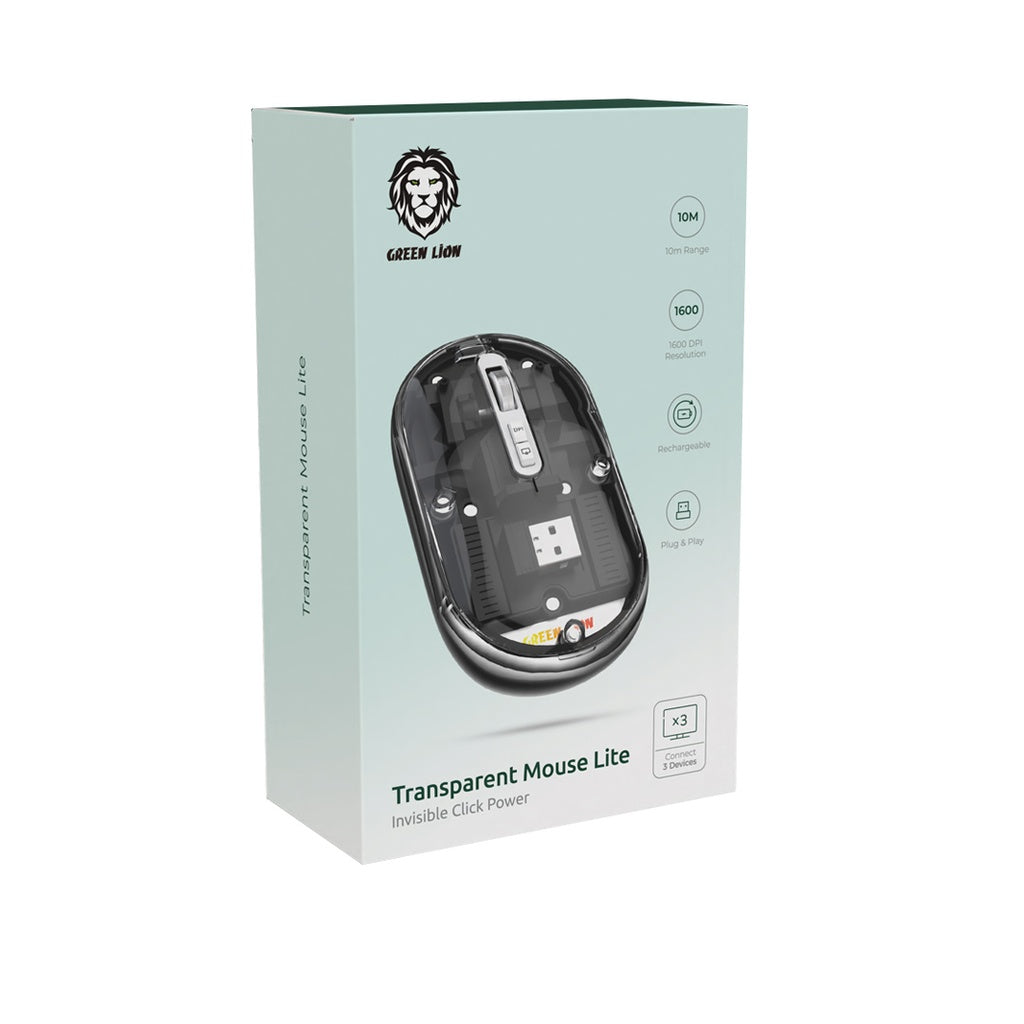 Green Lion Transparent Mouse Lite