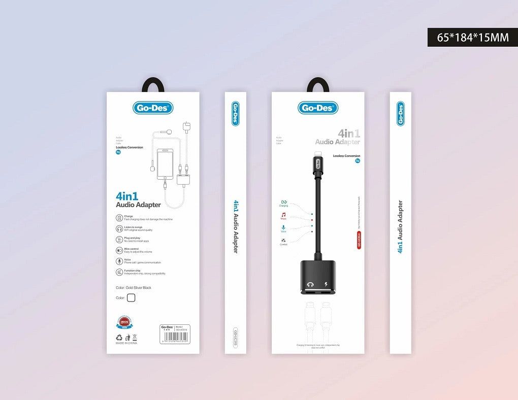 Go-Des GD-UC014 4in1 Audio Adapter