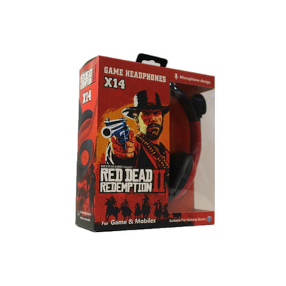 Gaming Headset X14 Red Dead Games