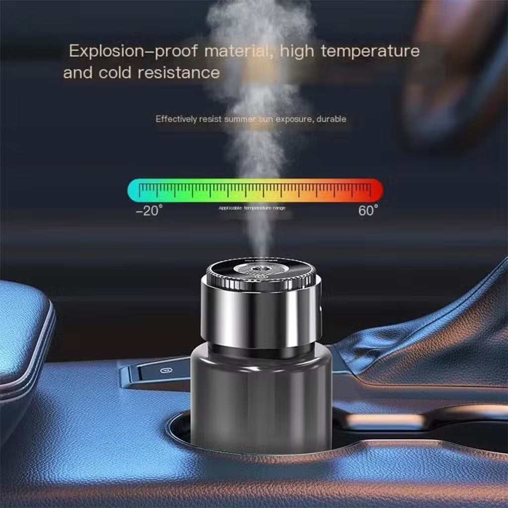 Car Fragrance Air Diffuser with 160ml Capacity and Stary Night Light Function, Mini Car Air Diffuser