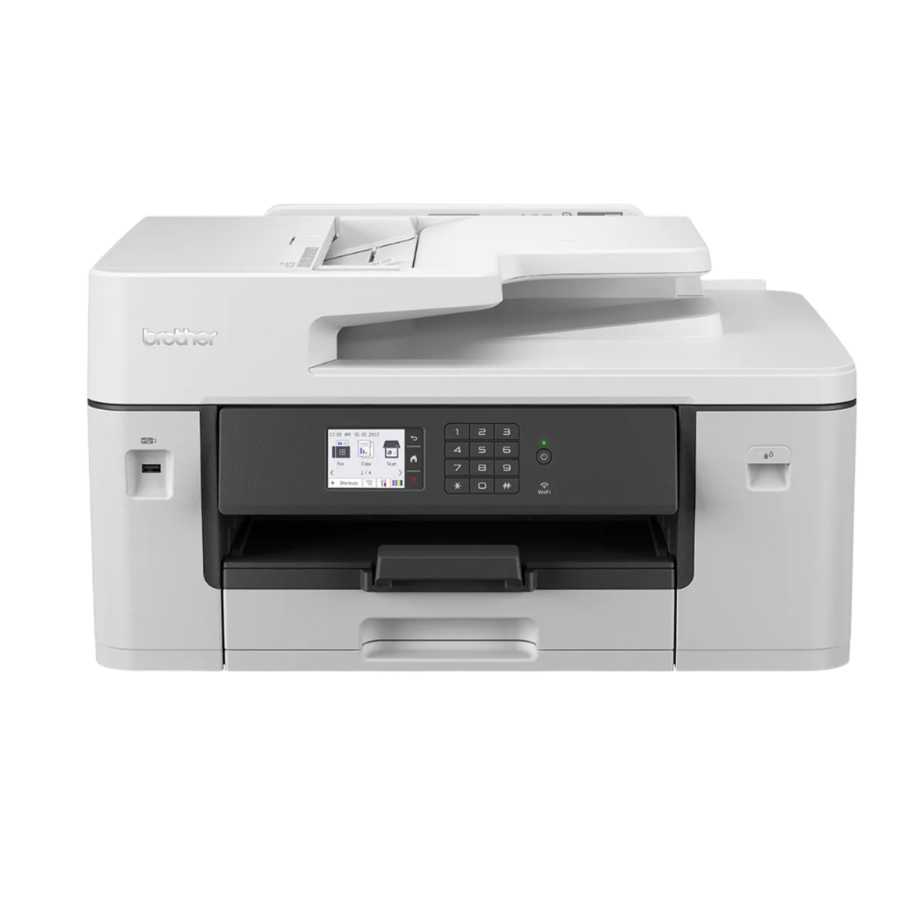 Brother Business Inkjet Printer with Full A3 Functionality, White, MFC-J3540DW