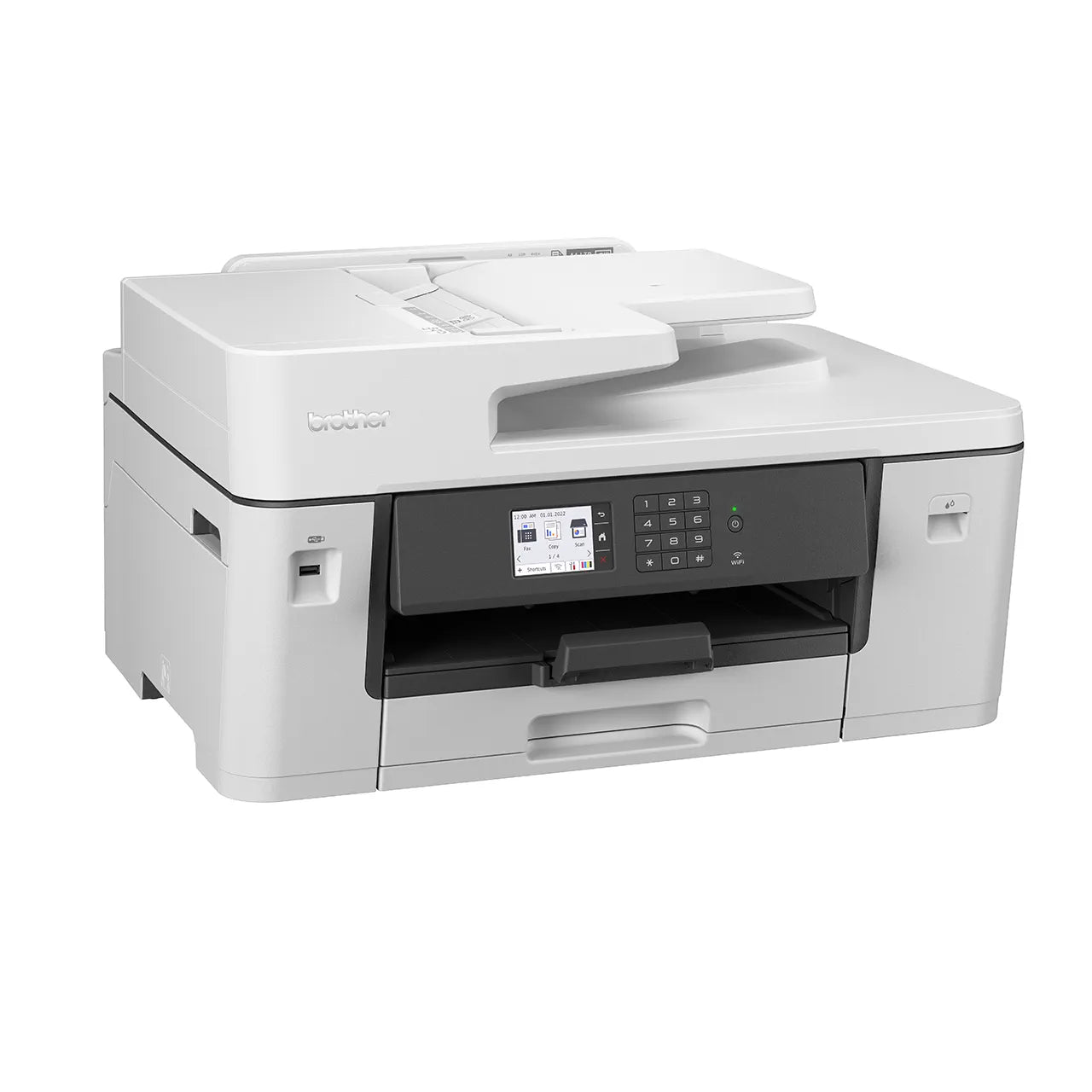 Brother Business Inkjet Printer with Full A3 Functionality, White, MFC-J3540DW