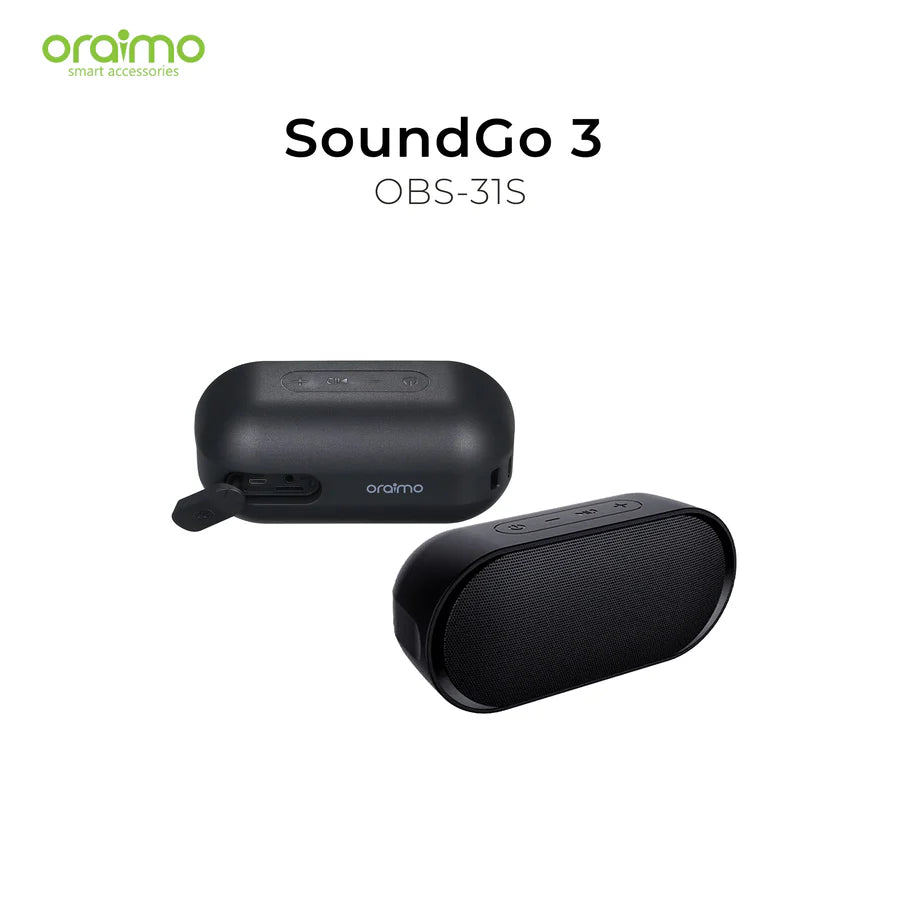 Oraimo Sound Go 3 Bluetooth Speaker OBS-31S - Black