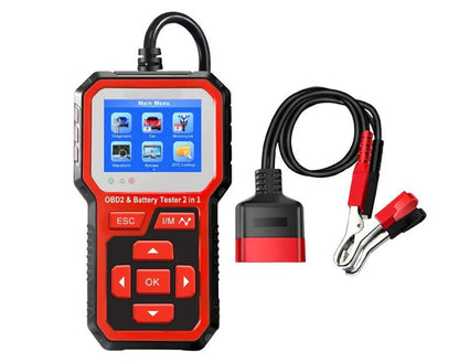 Andowl  6V 12V Car And Motorcycle Battery Tester / OBII Diagnostic Scanner Q-GZ681