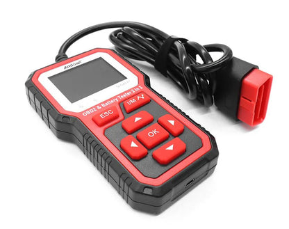 Andowl  6V 12V Car And Motorcycle Battery Tester / OBII Diagnostic Scanner Q-GZ681