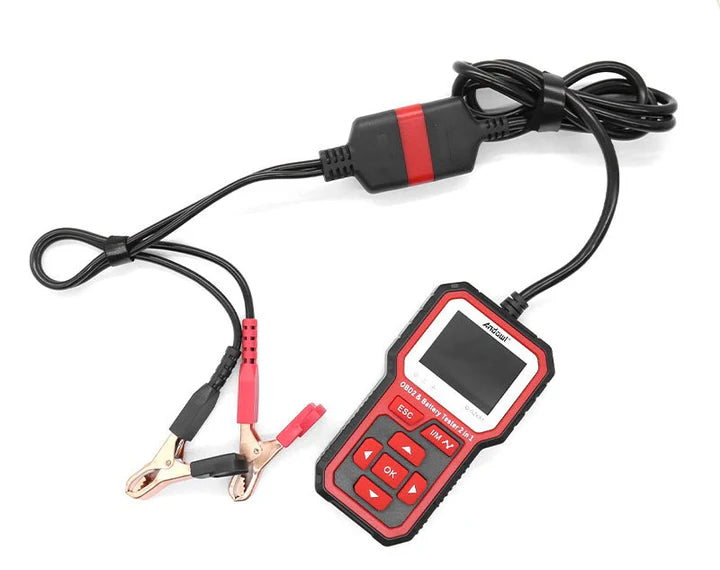 Andowl  6V 12V Car And Motorcycle Battery Tester / OBII Diagnostic Scanner Q-GZ681