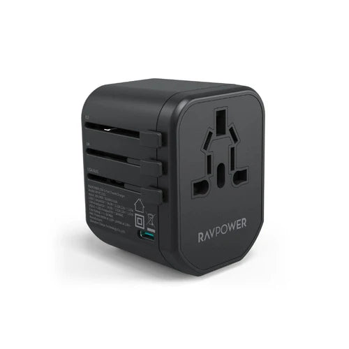 مجموعة شحن للسفر 5 في 1 من RAVPOWER - PB1232