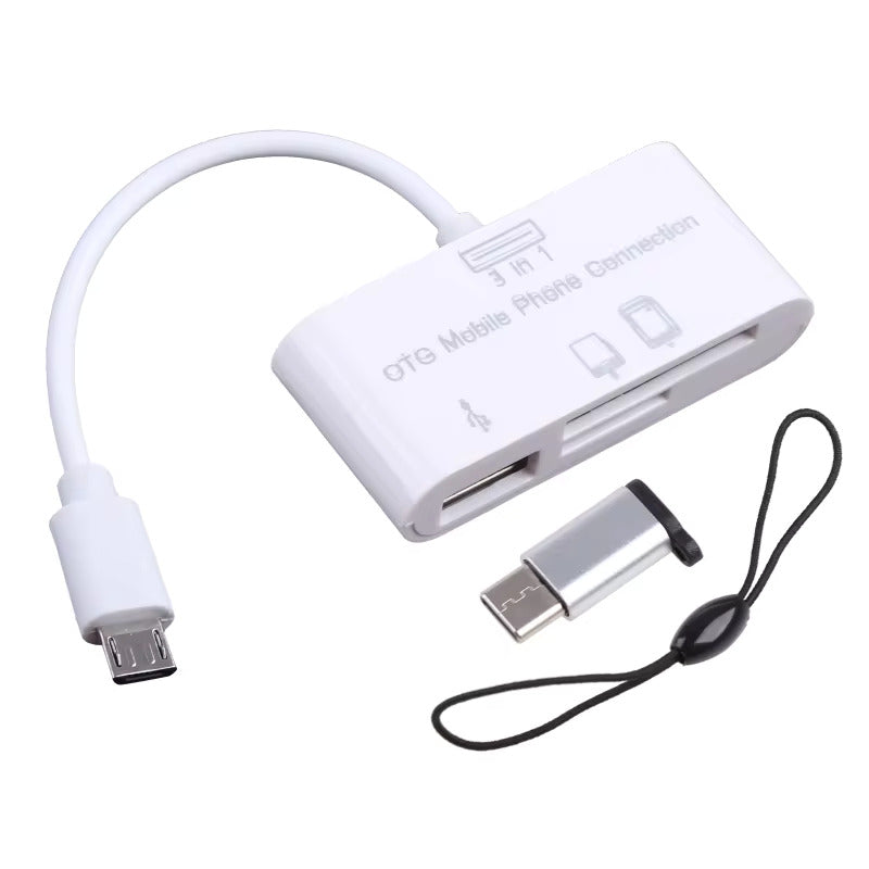 USB Flash Card Reader OTG Adapter USB Type C to Micro USB SD TF Card Reader Top Quality