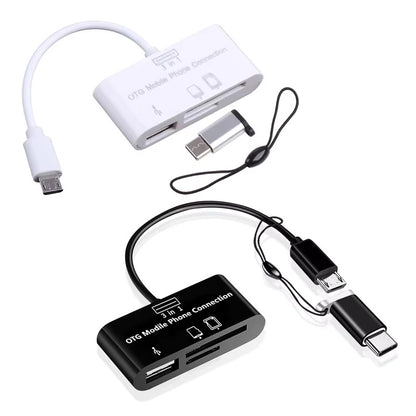 USB Flash Card Reader OTG Adapter USB Type C to Micro USB SD TF Card Reader Top Quality