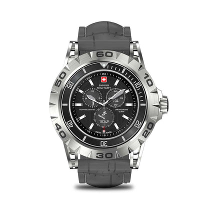 SWISS MILITARY SMART WATCH DOM 2 SILICON STRAP GREY