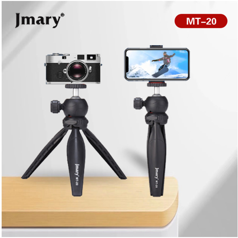 JMARY MT-20 Table Top Mini Portable Fold-able Tripod