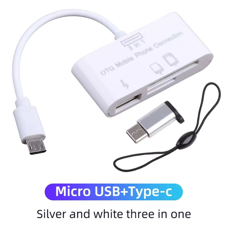 USB Flash Card Reader OTG Adapter USB Type C to Micro USB SD TF Card Reader Top Quality