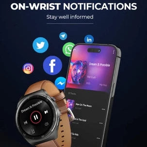 Aukey Smartwatch 2 Ultra / 1.43 inch Amoled display