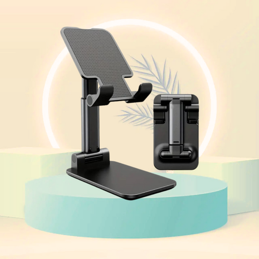 Stay Connected Anywhere:  Folding Phone Holder For Desk