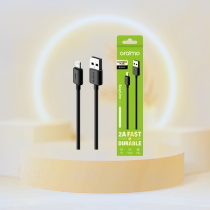 Oraimo OCD-L12 Easyline 1M 5V/2A Micro USB Lightning Cable Black