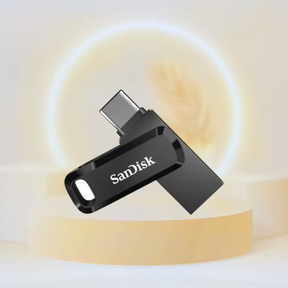 محرك أقراص فلاش مزدوج من نوع SANDISK TypeC SDDDC3-G46 سعة 512 جيجابايت