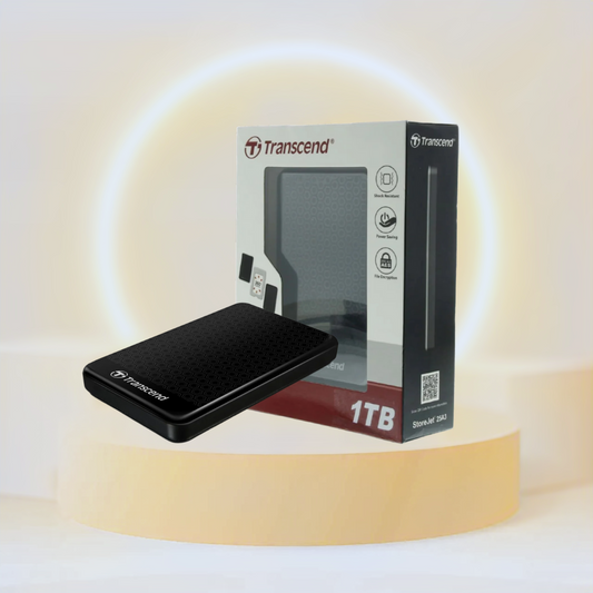 قرص صلب خارجي Transcend 1TSJ25A3 سعة 1 تيرابايت 3.0