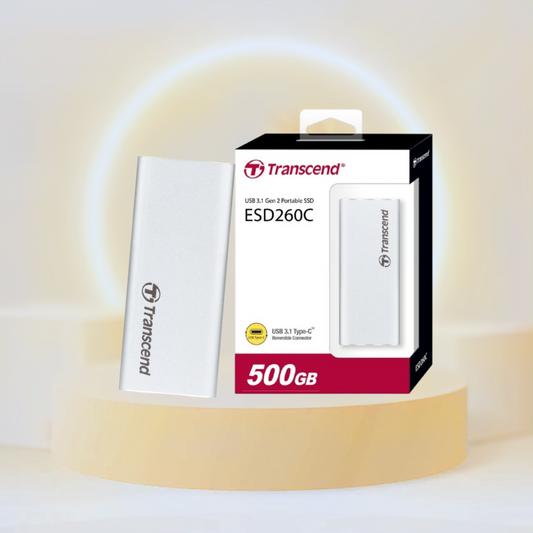 وحدة تخزين SSD خارجية Transcend GESD260C سعة 500 جيجابايت