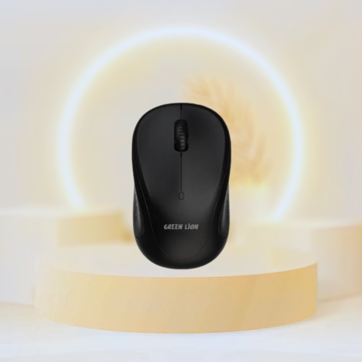 Green Lion G50 Wireless Mouse - Black