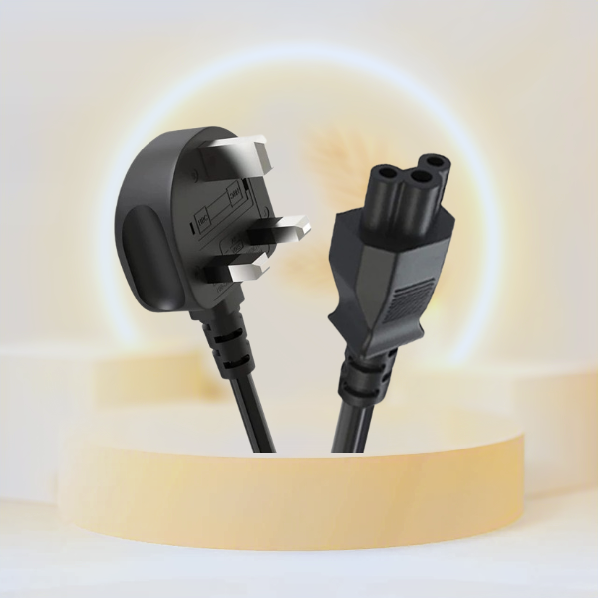 UK Computer Power Cord to C5, 2.5A, 250V 1.5M